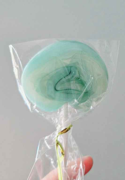 Vegan Blue Raspberry Lollipop
