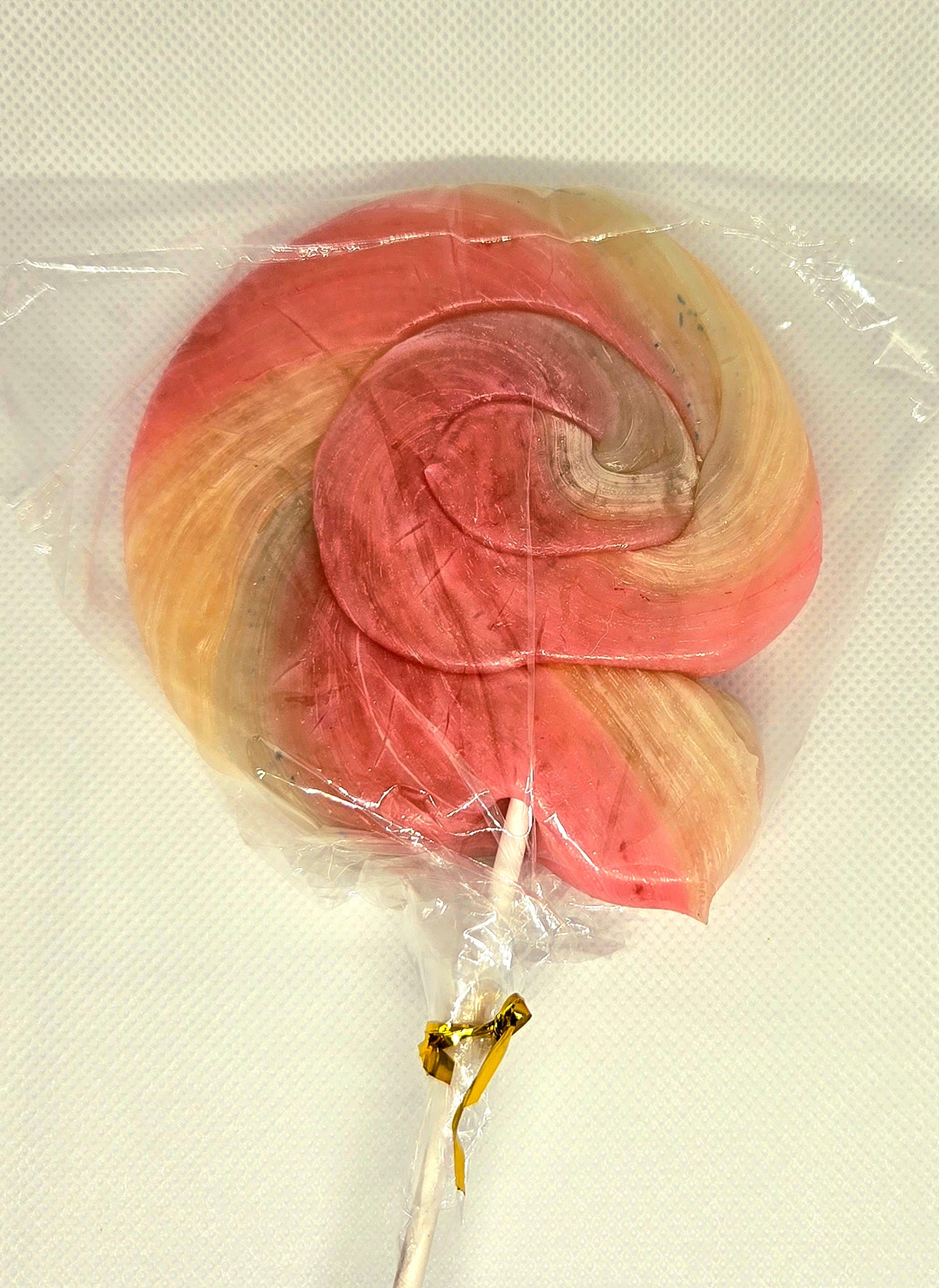 Giant Rainbow Swirl Vegan Lollipop Dye Free